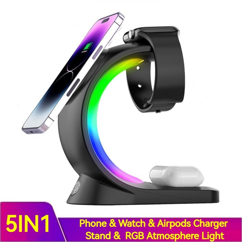 5 In 1 Magnetic Wireless Charger