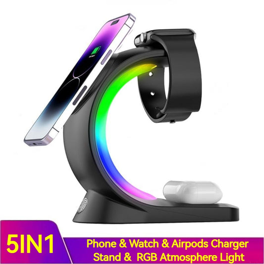5 In 1 Magnetic Wireless Charger
